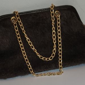 Victoria Secret RAPTURE faux fur purse